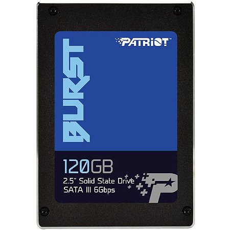 Ssd Sata3 120 Gb Patriot Burst Elite Pbe120Gs25Ssdr, Lê: 560 Mb/S, Grava: 540 Mb/S, 2.5", 7 Mm