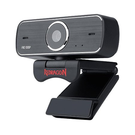 Webcam Redragon Hitman Gw800, Full Hd, 1080P, 30 Fps, Preta