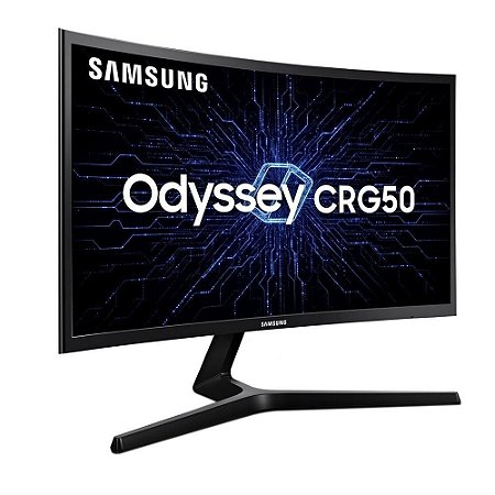 Monitor Gamer Led 23.5" Samsung Curvo Odyssey C24Rg50Fzl, 4Ms, 144Hz, Full Hd, Dport, Hdmi, Amd Freesync