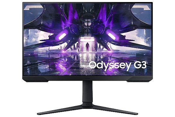 Monitor Gamer Led 27" Samsung Odyssey G3, 1Ms, 165Hz, Fhd, Hdmi, Displayport, Freesync, S27Ag320Nl, Pivot