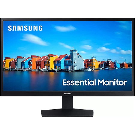 Monitor Led 21.5" Samsung Ls22A33Anhlxzd, 5Ms, 60Hz, Full Hd, Hdmi, Vga, Preto
