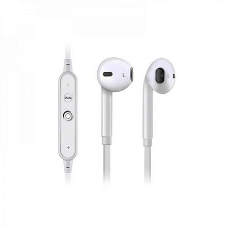 Fone de Ouvido Intra-Auricular Dazz Isound, Bluetooth V4.1, Branco, 6014606