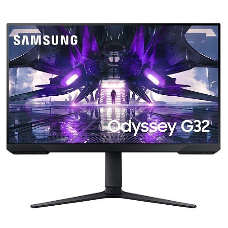 Monitor Gamer Led 27" Samsung Odyssey, 1Ms, 165Hz, Widescreen, Fhd, Va, Dport, Hdmi, Ls27Ag32Anlxzd Pivot
