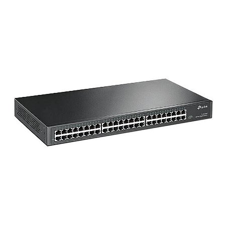 Switch 48 Portas Tp-Link Tl-Sg1048, Gigabit 10/100/1000 Mbps, Rack