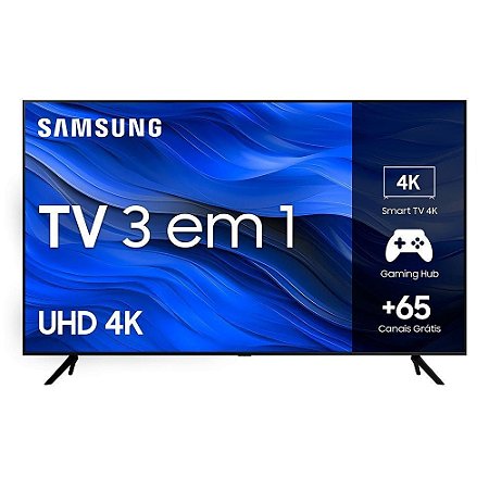 Smart Tv 50", Samsung 50Cu7700, 4K, 60Hz, Wifi, 3X Hdmi, Un50Cu7700Gxzd