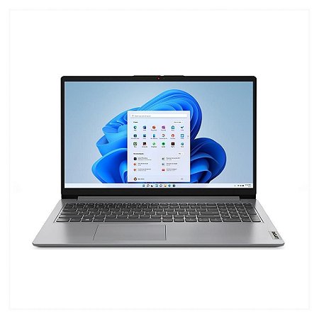 Notebook I5 1235U 8Gb Ssd 512Gb Lenovo, Ideapad 1 15Iau7, Cinza, 15.6", Full Hd, Win11 Home