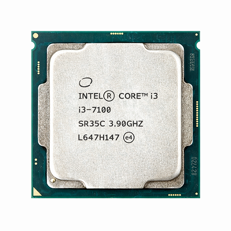 Processador 1151 Intel 7ª Geração Core I3-7100, 3.9Ghz, 3Mb, Oem, Sem Cooler