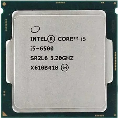 Processador 1151 Intel 6ª Geração Core I5-6500, 3.2Ghz, 6Mb, Oem, Sem Cooler