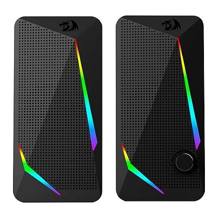 Caixa De Som Redragon Gs510, 2.5 Watts Rms, Áudio 2.0, P2, Usb, Controle De Volume