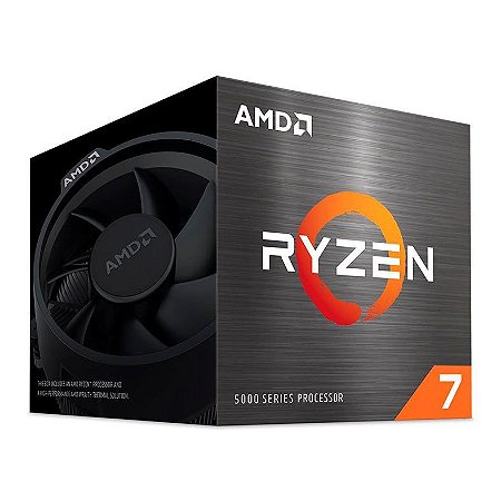 Processador Am4 Amd Ryzen 7 5700, 3.7 Ghz, Max Turbo 4.6 Ghz, 020 Mb Cache, Sem Vídeo Integrado, Com Cooler