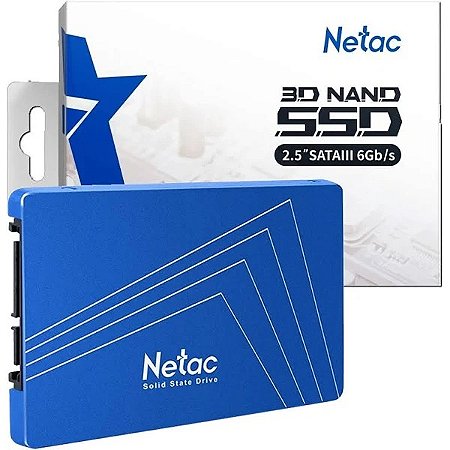 Ssd Sata3 120 Gb Netac Nt01N535S-120G-S3X, Lê: 510 Mb/S, Grava: 440 Mb/S, 2.5"
