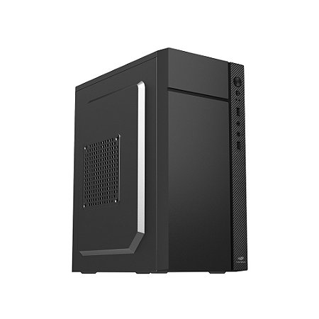 Gabinete Comum Micro-Atx C3Tech Mt-34Bk, Sem Fonte, Preto