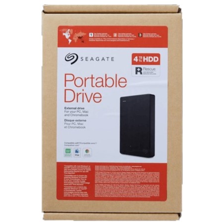 Hd Externo 04 Tb Seagate Stgx4000400 Portable Drive, Usb 3.0, Portátil 2.5''