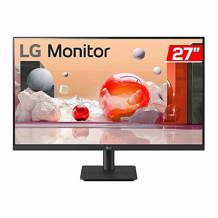 Monitor Gamer Led 27", 100Hz, 5Ms, Lg 27Ms500-B, Ips, Full Hd, Hdmi, Headphone Out, Vesa, Preto