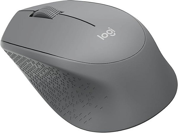 Mouse Sem Fio Logitech M280 Comfort Plus, Cinza, 910-004285