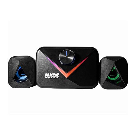 Caixa De Som Gamer Kmex Ss-8012, Rgb, 11 Watts Rms, P2, Subwoofer, Ss8012U0001Cb1X