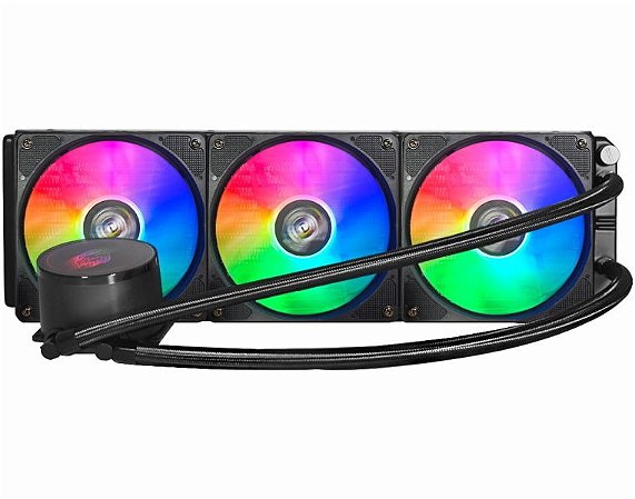 Watercooler Kmex Wa-Co, 3Fans x 120Mm, Rgb, Preto