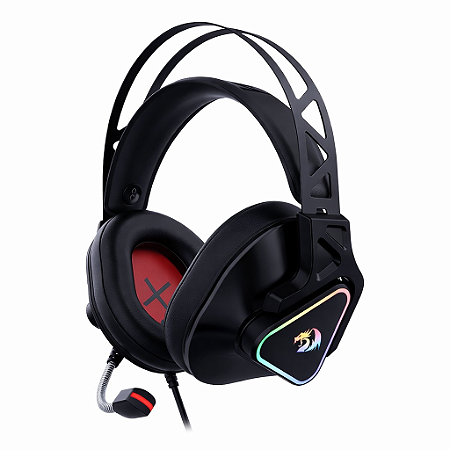 Headset Gamer Redragon Cadmus H370, Usb, Rgb, Preto