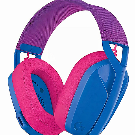 Headset Gamer Logitech G435, Bluetooth, Wireless, Azul, 981-001061