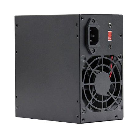 Fonte Atx 0350 W Bluecase Blu350-Cmps3Blk, Bivolt, Com Cabo, Sem Caixa, Preto, Bcspfc