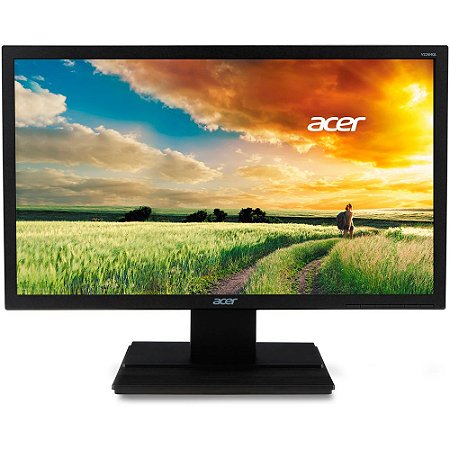 Monitor Led 21.5 Acer V226Hql, 5Ms, 60Hz, Widescreen, Full Hd, Hdmi, Vga, Dvi, Preto