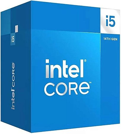 Processador 1700 Intel 14ª Geração Core I5-14500, 2.6Ghz, Max 5.0Ghz, Cache 24Mb, Com Vídeo, Bx8071514500