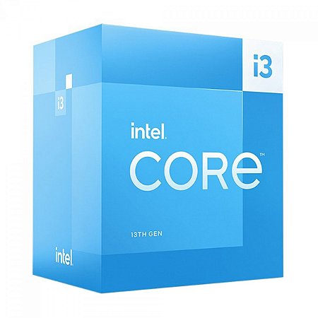 Processador 1700 Intel 13ª Geração Core I3-13100, 3.4Ghz, Max 4.5Ghz, Cache 12Mb, Com Vídeo, Bx8071513100