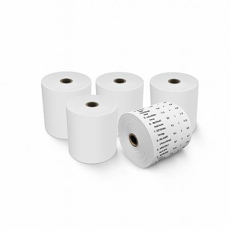 Bobina Térmica Para Impressora Não Fiscal, 80Mm, 40 Metros, 5 Unidades, Compatível Com I8, I7, It100, Tm-T20X-II
