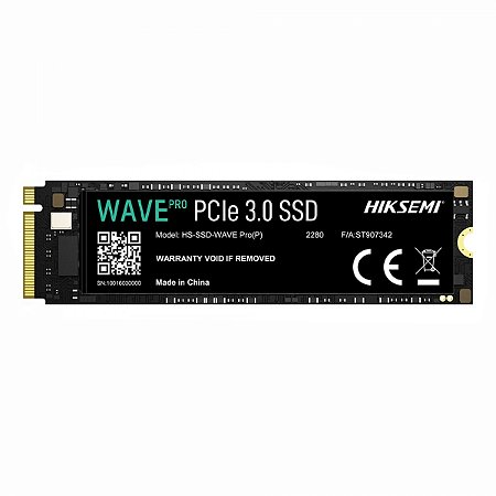 Ssd Nvme 256 Gb Hiksemi Hs-Ssd-Wave Pro(P), Lê: 3.230 Mb/S, Grava: 1.240 Mb/S