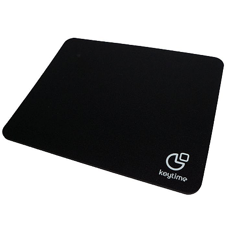 Mousepad Keytime Padrão, 18 Cm X 22 Cm, Preto, Kyt00016