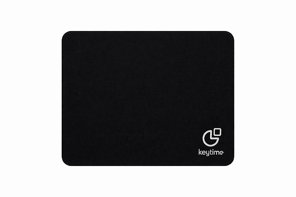 Mousepad Keytime Padrão, 18 Cm X 22 Cm, Preto, Kyt00016