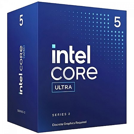Processador 1851 Intel 15ª Geração Core Ultra 225F, 3.30Ghz, Max 4.9Ghz, Cache 20Mb, Sem Vídeo, Bx80768225F