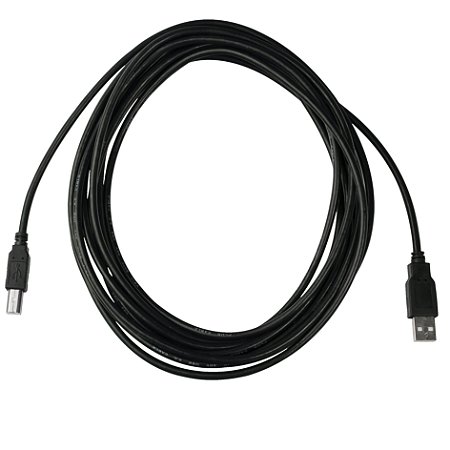 Cabo Usb Para Impressora 01.8 Metros, Plus Cable Pc-Usb1801, 2.0, A (Macho) X B (Macho)