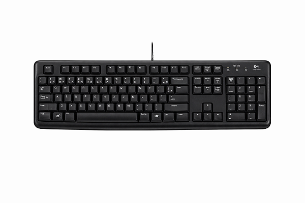 Teclado Usb Logitech K120, Preto, Abnt2, 920-004423