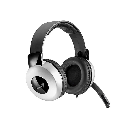 Headset Gamer Genius Hs-05A, P2, Prata, 31710011100