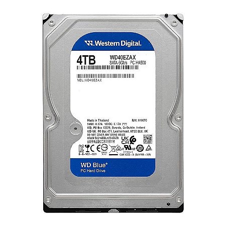 Hd Desktop 04 Tb Western Digital Wd40Ezax, Sata, 06Gbs, 256Mb, 5400 Rpm