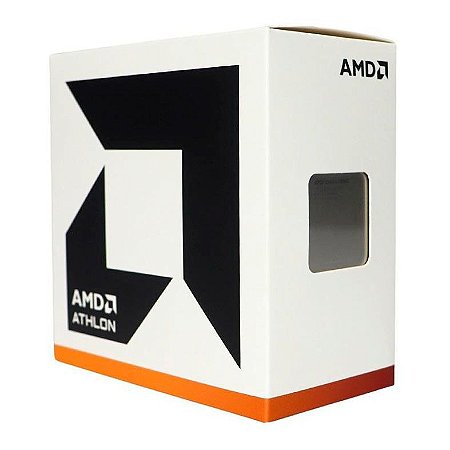 Processador Am4 Amd Athlon 3000G, 3.5 GHz, Max Turbo 3.5 GHz, 005 Mb Cache, Com Vídeo Integrado, Com Cooler