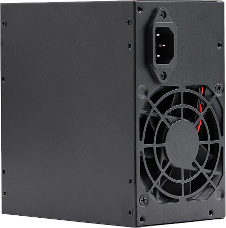 Fonte Atx 0350 W Bluecase, Blu350-Atps3Blk, Bivolt, Com Cabo, Sem Caixa, Preta, Bcspfc