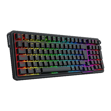 Teclado Gamer Usb Mecânico Redragon Eisa Magnetic, Preto, Switch Magnético UltraMag, Rgb, Abnt2, K686Rgb-M