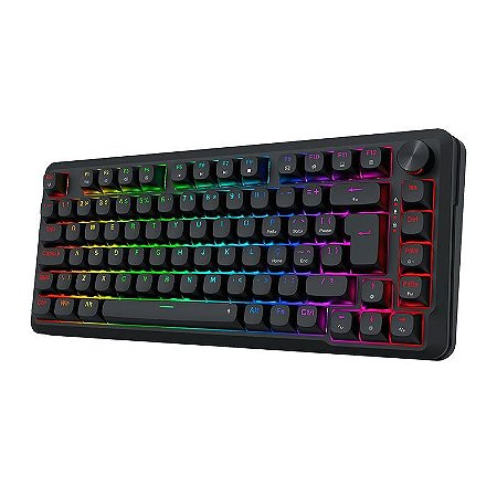 Teclado Gamer Usb Mecânico Redragon Stormhunter Magn, Preto, Switch Magnético UltraMag, Rgb, Abnt2, K721Rgb-M