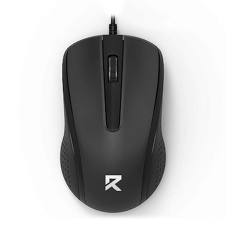 Mouse Usb Redragon Bm-4049 V2, 1.200 Dpi, 3 Botões, Preto