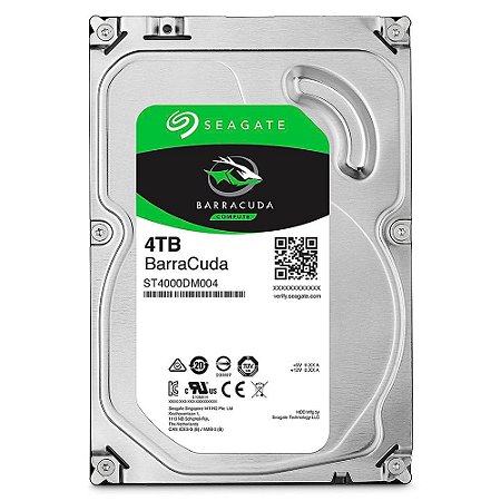 Hd Desktop 04 Tb Seagate St4000Dm004 Barracuda, Sata 3, 5400 Rpm, 256 Mb, 3.5''