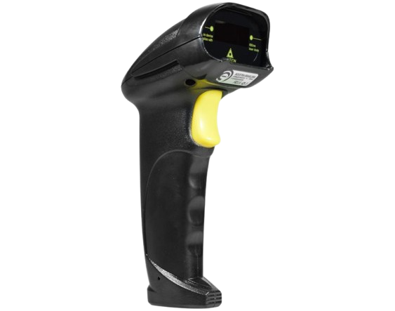 Leitor De Código De Barras Kmex Lbsm620, 1D, Receptor Usb Sem Fio, Preto