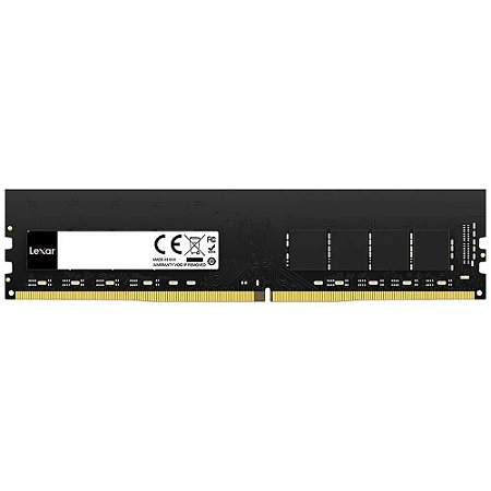 Memória Desktop Ddr4 16Gb/3200 Mhz Lexar, Cl 22, 1.2V, Ld4U16G32C22St-Bgs, Preta