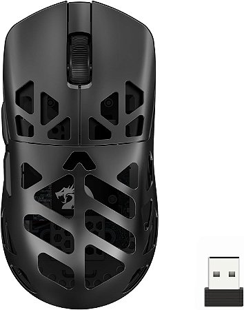 Mouse Gamer Redragon M997-Pro-1K Prism Pro, 26.000 Dpi, 5 Botões, Sensor 3395, Wi-fi, Bluetooth, Usb, Preto