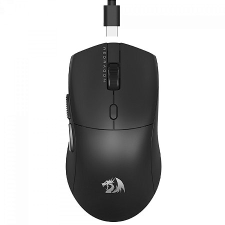 Mouse Gamer Redragon M815 Neva 8K, 26.000 Dpi, 6 Botões, Sensor 3395, Usb, Preto