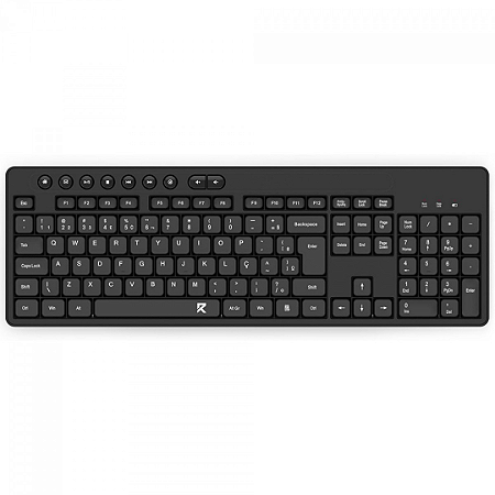 Teclado Sem Fio Redragon Office Bk-7094, Wireless, Preto, Abnt2