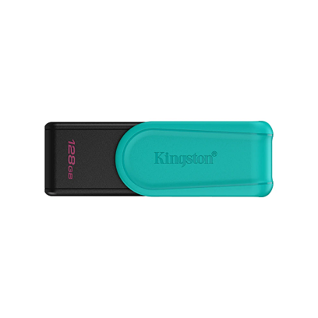 Pen Drive 128 Gb Kingston Dtxs/128Gb Exodia S, Usb 3.2, Preto e Verde
