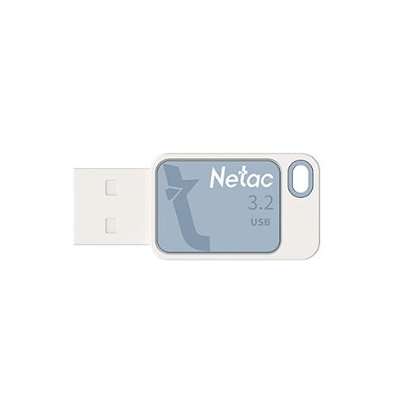 Pen Drive 064 Gb Netac Ua31 Nt03Ua31N-064G-20Bl, Usb 2.0, Branco e Azul