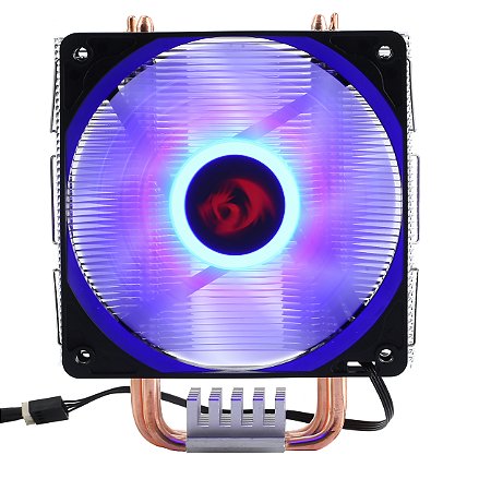 Cooler Universal Para Processador, Intel E Amd, Redragon Buri, Cc-1055B, Led Azul, 120Mm